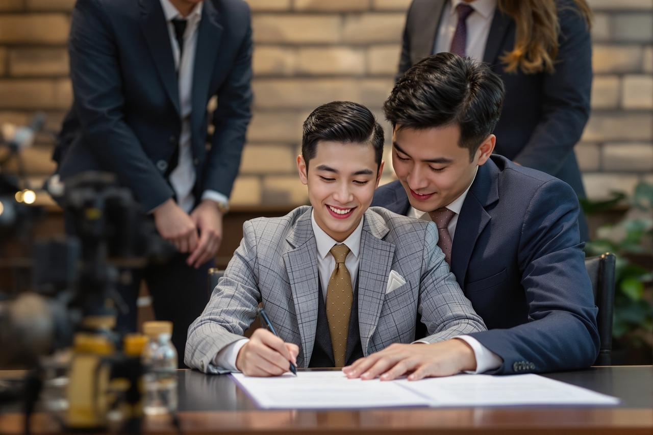 红叶影院签约新生代演员陈晓宇，将出演年度大剧《山海经》